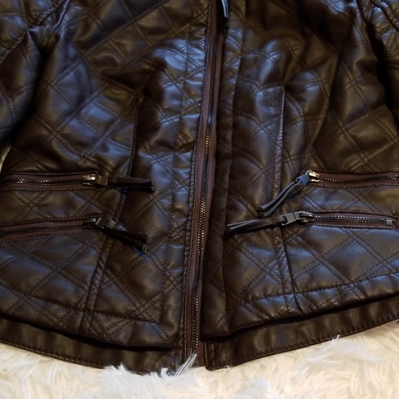 Ci Sono Faux Leather Jacket - Picture 3 of 6